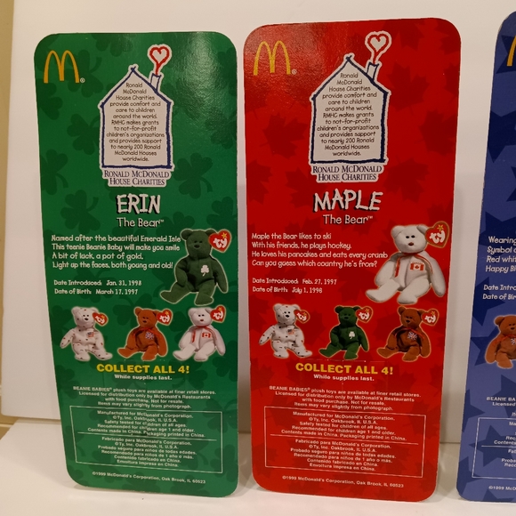 NIP 4 Limited Edition Beanie Babies - Picture 5 of 9